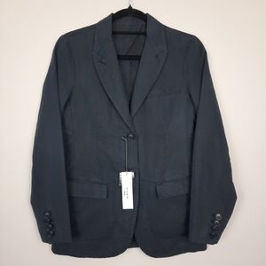Alex Mill Boy Blazer in Cotton Linen Dark Navy Blue size XS
